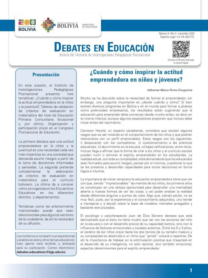 Portada del documento