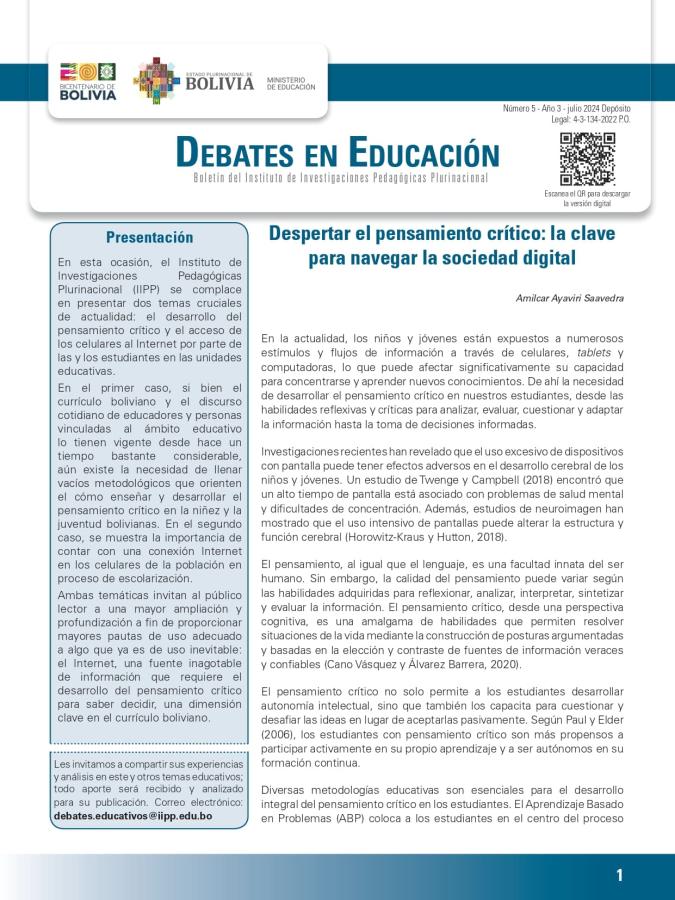 Portada del documento