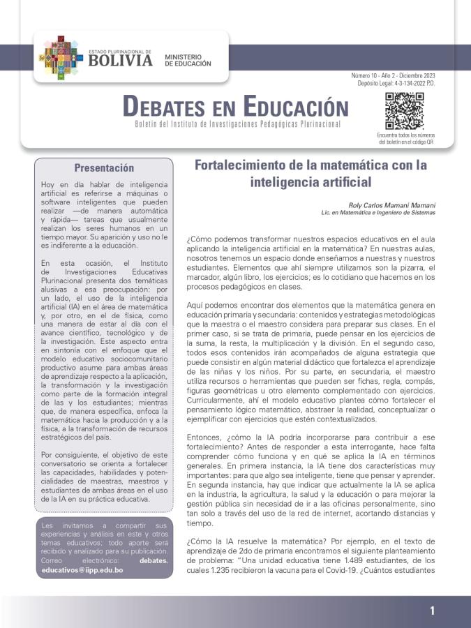 Portada del documento
