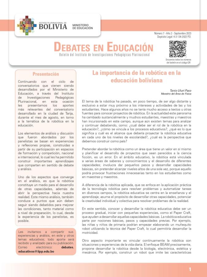 Portada del documento
